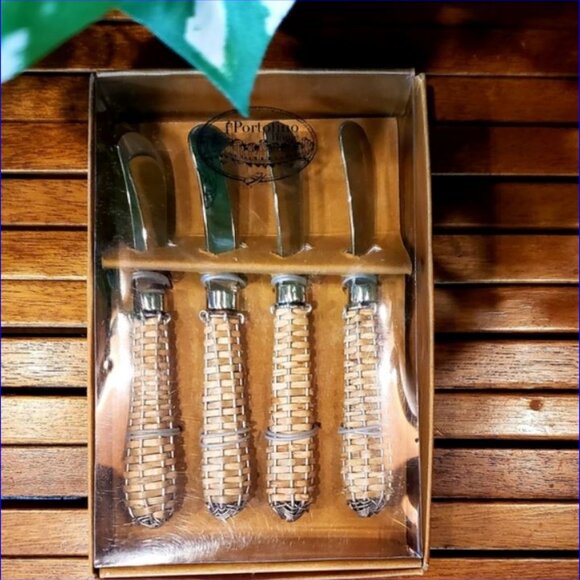 PORTOFINO HOME Party Serving Set  - Dessert/Salad/Cocktail/Spreaders - NIB - Picture 5 of 11